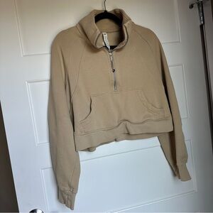 Scuba Oversized Funnel Neck Half Zip